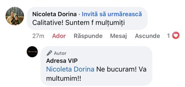 Recenzii | Adresa VIP