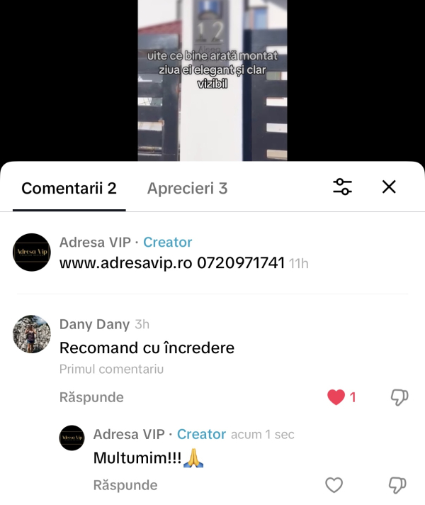 Recenzii | Adresa VIP