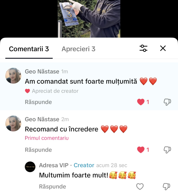 Recenzii | Adresa VIP