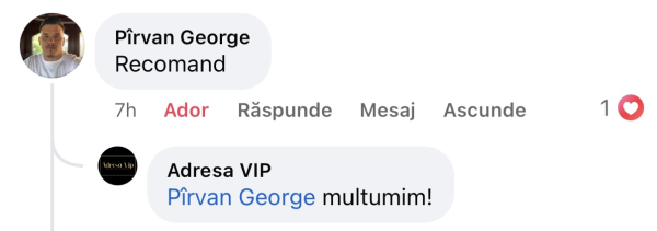 Recenzii | Adresa VIP