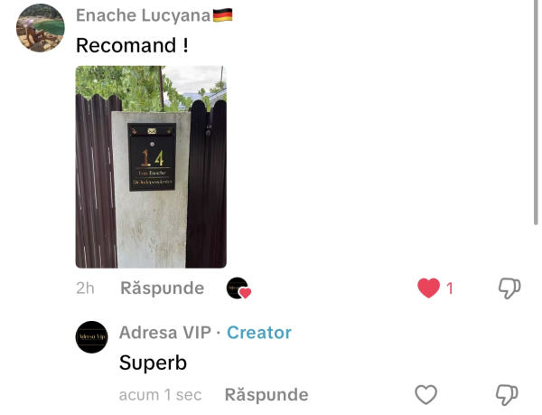 Recenzii | Adresa VIP