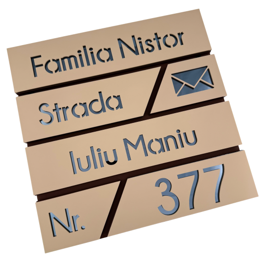 CUTIE POSTALA MARO LIGHT - Crem Satinat / Gri Antracit Oglinda - 37x36x11cm