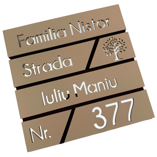 CUTIE POSTALA MARO LIGHT - Crem Satinat / Argintiu Oglinda - 37x36x11cm