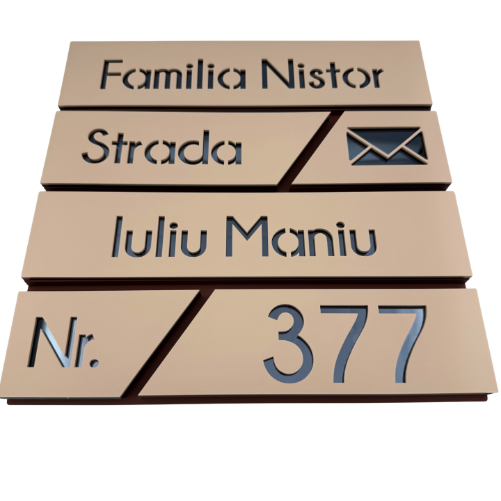 CUTIE POSTALA MARO LIGHT - Crem Satinat / Gri Antracit Oglinda - 37x37x11cm