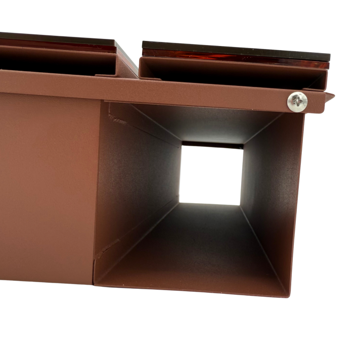 CUTIE POSTALA MARO LIGHT - Maro Satinat / Auriu Oglinda - 37x36x11cm