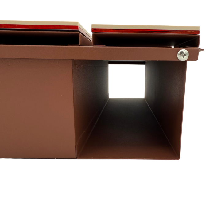 CUTIE POSTALA MARO LIGHT - Crem Satinat / Roze Auriu Oglinda - 37x36x11cm