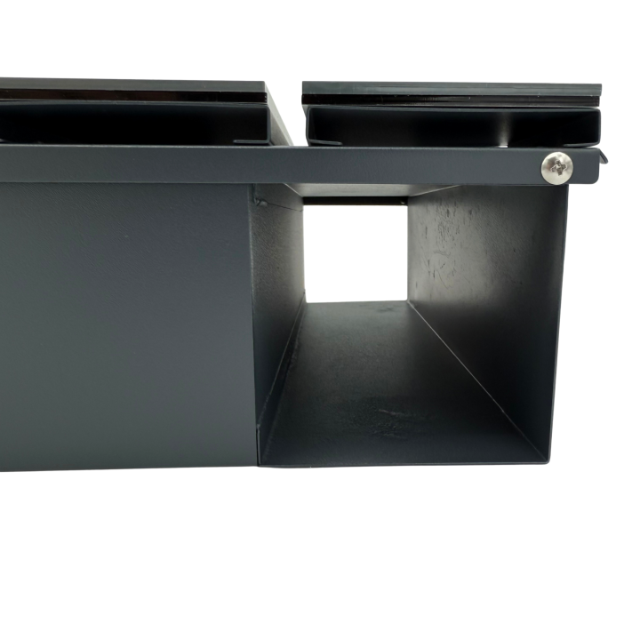CUTIE POSTALA GRI ANTRACIT - Gri Satinat / Gri Antracit Oglinda - 37x36x11cm