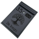 CUTIE POSTALA PERSONALIZATA - Gri Antracit Satinat / Negru Lucios - 32x22x9cm 🌳