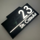 NUMAR CASA PREMIUM - Negru Satinat / Caseta Led Solar - 30x15cm