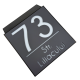 NUMAR CASA PREMIUM - Gri Satinat / Caseta Led Solar - 18x18cm