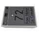 CUTIE POSTALA PERSONALIZATA - Gri Satinat / Negru Lucios - 32x22x9cm