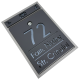 CUTIE POSTALA PERSONALIZATA - Gri Satinat / Gri Antracit Oglinda - 32x22x9cm