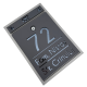 CUTIE POSTALA PERSONALIZATA - Gri Satinat / Gri Antracit Oglinda - 32x22x9cm