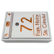 CUTIE POSTALA PERSONALIZATA - Alb Satinat / Cupru Oglinda - 32x22x9cm