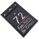 CUTIE POSTALA PERSONALIZATA - Gri Antracit Satinat / Roze Auriu Oglinda - 32x22x9cm