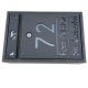 CUTIE POSTALA PERSONALIZATA - Gri Antracit Satinat / Gri Antracit Oglinda - 32x22x9cm