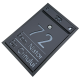 CUTIE POSTALA PERSONALIZATA - Gri Antracit Satinat / Gri Antracit Oglinda - 32x22x9cm