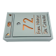 CUTIE POSTALA GRI LIGHT - Gri Light Satinat / Cupru Oglinda - 32x22x9cm