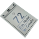 CUTIE POSTALA GRI LIGHT - Gri Light Satinat / Gri Antracit Oglinda - 32x22x9cm
