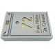 CUTIE POSTALA GRI LIGHT - Gri Light Satinat / Auriu Oglinda - 32x22x9cm