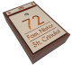 CUTIE POSTALA MARO DESCHIS - Crem Satinat / Cupru Oglinda - 32x22x9cm