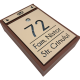 CUTIE POSTALA MARO DESCHIS - Crem Satinat / Gri Antracit Oglinda - 32x22x9cm