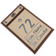 CUTIE POSTALA MARO DESCHIS - Crem Satinat / Gri Antracit Oglinda - 32x22x9cm