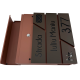 CUTIE POSTALA MARO LIGHT - Maro Satinat / Negru Lucios - 37x36x11cm