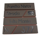 CUTIE POSTALA MARO LIGHT - Maro Satinat / Negru Lucios - 37x36x11cm