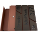 CUTIE POSTALA MARO LIGHT - Maro Satinat / Negru Lucios - 37x36x11cm