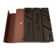 CUTIE POSTALA MARO LIGHT - Maro Satinat / Negru Lucios - 37x36x11cm