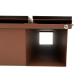 CUTIE POSTALA MARO LIGHT - Maro Satinat / Negru Lucios - 37x36x11cm