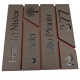 CUTIE POSTALA MARO LIGHT - Maro Satinat / Negru Lucios - 37x36x11cm