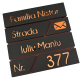 CUTIE POSTALA MARO LIGHT - Maro Satinat / Cupru Oglinda - 37x36x11cm
