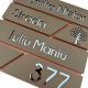 CUTIE POSTALA MARO LIGHT - Maro Satinat / Gri Antracit Oglinda - 37x36x11cm