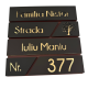 CUTIE POSTALA MARO LIGHT - Maro Satinat / Auriu Oglinda - 37x36x11cm