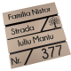 CUTIE POSTALA MARO - Crem Satinat / Negru Lucios - 37x36x11cm