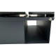 CUTIE POSTALA GRI ANTRACIT - Gri Satinat / Gri Antracit Oglinda - 37x36x11cm