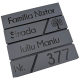 CUTIE POSTALA GRI ANTRACIT - Gri Satinat / Negru Lucios - 37x36x11cm