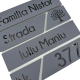 CUTIE POSTALA GRI LIGHT - Gri Satinat / Negru Lucios - 37x36x11cm