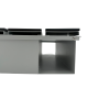 CUTIE POSTALA GRI LIGHT - Gri Satinat / Gri Antracit Oglinda - 37x36x11cm
