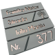 CUTIE POSTALA GRI LIGHT - Gri Light Satinat / Gri Antracit Oglinda - 37x36x11cm